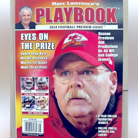 Marc Lawrence's Playbook - 2024 Football Preview Guide - College & Pro Combined - Picture 1 of 3